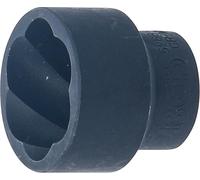 Llave de vaso de perfil en espiral/extractor de tornillos | entrada 12,5 mm (1/2") | 27 mm