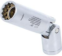 Llave de vaso para calentadores articulada 12 caras | entrada 10 mm (3/8") | 14 mm