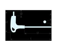 LLAVE EN T 6 PANS 10MM SLS