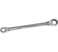 LLAVE PLANA DE CARRACA DOBLE ESTRELLA MASTERGEAR 3/8" - 7/16"