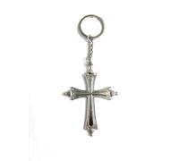 Llavero Papa León XIV 80mm baño de plata