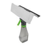 Llazsybz Pulisci Vetri 3 in 1 Multifunzionale con Flacone Spray, Tergivetro, Testina in Microfibra per Il Lavaggio dei Vetri per Bagno, Interni Ed Esterni