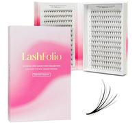 LLBA LashFolio Propose Mazzi Promade Triple Point, Volume Spettacolare, Scelta 5D a 10D, Curve C DC D, 0,03~0,07 mm, Lunghezza 8-13 mm, Tenuta Durevole, Applicazione Aised