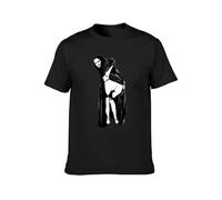 Llbang Banksy Mona Lisa Mooning Art O-Neck 100% Cotton Short Sleeve Unisex T-Shirt XXL