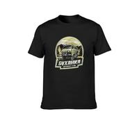 Llbang Car Auto Russian Uaz Offroad 420026 O-Neck 100% Cotton Short Sleeve Unisex T-Shirt S