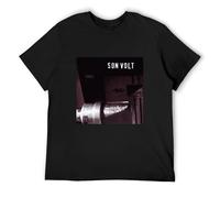 Llbang Cassius Son Volt Trace Vinyl CD Cover Crew Neck Unisex Short Sleeve T-Shirt S