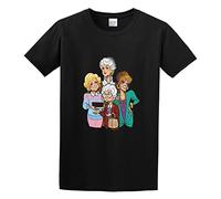 Llbang Golden Girls Cotton Unisex 100% Cotton Short-Sleeve T-Shirts Black S