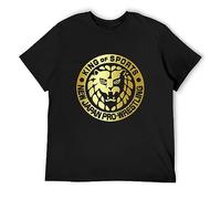 Llbang Japan PRO Wrestling Unisex 100% Cotton Short-Sleeve T-Shirts Black XXXL
