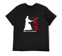 Llbang Kendo Way of The Sword Samurai Martial Art O-Neck 100% Cotton Short Sleeve Unisex T-Shirt XXL
