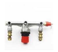 LLBOGRGGN 1-pc. Valvola push-pull for compressore d'aria, controllo, regolatore del collettore, manometri, staffa in alluminio, tappo rosso, valvola di pressione