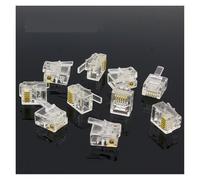 LLBOGRGGN 10 pezzi 6P6C 6 pin 6 contatti RJ11 jack telefonico modulare, connettore RJ11