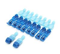 LLBOGRGGN 20 pezzi/10 set di connettori for cavi elettrici, terminali a crimpare, giunto rapido, auto elettrica, 22-10 AWG, 1-2,5 mm, kit di strumenti