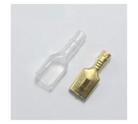 LLBOGRGGN 20 set di terminali a crimpare in rame 6.3 con custodia, connettore a molla isolato da 6,3 mm, terminale freddo femmina