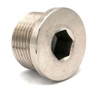 LLBOGRGGN 3/4" BSP maschio 304 estremità svasata con flangia testa esagonale interna presa 357 PSI