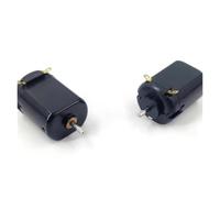 LLBOGRGGN Avviatore elettronico a doppio albero CC 130 12V-24V 18V Rotore a 5 poli Motore a spazzola di carbone con coppia magnetica al neodimio potente Modello giocattolo Auto Treno