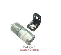 LLBOGRGGN JGA25-370 Avviatore elettronico a ingranaggi 12 V CC Robot a basso numero di giri e coppia elevata Pacchetto di avviamento elettronico a spazzole J 12 V 60 giri/min LLBOGRGGN