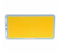 LLBOGRGGN Low Voltage Lights 10Pcs DIY Lamps 70W 12V-24V High Power 7000LM LED COB Panel Light Bulbs White Flip Chips Balanced 220X120mm Outdoor Work Camping Household Bulbs (Color : Warm White)