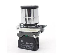 LLBOGRGGN XB4-BG21 Interruttore elettrico 220V con blocco a chiave, interruttore a pulsante momentaneo a 2 posizioni con chiave