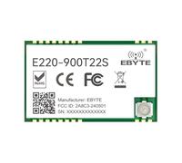 LLCC68 LoRa Modulo Porta Seriale Wireless 868 MHz 915 MHz 22dBm E220-900T22S 5 km Ricetrasmettitore Ricetrasmettitore Ricevitore Trasmettitore Lungo Raggio Piccola Dimensione Basso