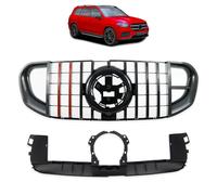 LLCTOOLS Griglia Anteriore per Mercedes GLS X167 2018- GT-R Sport Nero Carbon