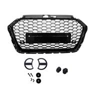LLCTOOLS Griglia Anteriore Wabengrill Per Audi A3 8V Facelift 2016- Nera