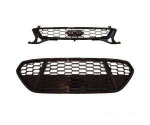 LLCTOOLS Griglia Anteriore Wabengrill Per Ford Mondeo MK4 BA7 2010 Nera