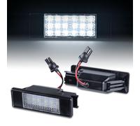 LLCTOOLS Illuminazione Piastra LED Xeno Bianco Per Citroen C2 C3 Plurale C5 B...