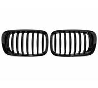 LLCTOOLS Set Griglia Anteriore Sport BMW E46 Coupe Cabrio, Nero Lucido