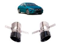 LLCTOOLS Sport Auspuffblenden Set Nero Per Mercedes GLA H247 Non Compatibile