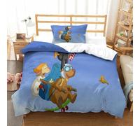 LLEERCFTY 3D Con Stampa Di Der Kleine Rabe Socke Set Di Biancheria Da Letto 3 Pezzi Copripiumino Morbida Microfibra Per Ragazzi E Ragazze,coppie,camera Da Letto,decorazione Single(135x200cm)
