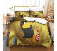 LLEERCFTY Stampa 3D Der Kleine Rabe Socke Biancheria Da Letto 3 Pezzi Copripiumino Morbida Microfibra Per Ragazzi E Ragazze,coppie,camera Da Letto,decorazione Double(200x200cm)