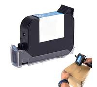 LLELEMAMO Lokarie Handheld Printer, Handheld Portable Multi-Language 12.7mm HD Smart Inkjet Printer Gun with 4.3" Touch Screen & Ink Cartridge, for Metal,wood,cloth,plastic,glass (Red Cartridge)