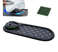 LLELEMAMO Multifunction Car Anti-Slip Mat Auto Phone Holder, Anti Slip Mat Mobile Phone Holder for Car Dashboard with Temporary Parking Numbe Pad for Phones Sunglasses Keys Gadgets (Style 3)
