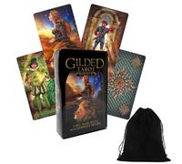 LLEWELLYN Tarot Royale Gilded Mazzo Di Carte Con Sacchetto In Velluto