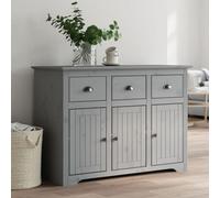 LLEZKBR Armadietti & Stoccaggio-Buffet & Credenze-Credenza BODO Grigio 115x43x79,5 cm Legno massello di pino