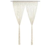 LLEZKBR Casa & Giardino,Decorazione,Trattamenti per finestre,Tende e tende,Tenda macramè 140x240 cm Cotone