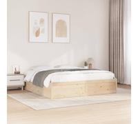 LLEZKBR Letti e accessori - Letti e reti letto - Struttura letto senza materasso 180 x 200 cm Super King in legno massello di pino