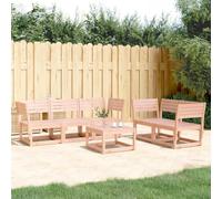 LLEZKBR Outdoor Outdoor Furniture Sets-5 Piece Garden Sofa Set legno massello Douglas