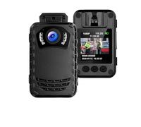 LLGTFQ N9 Mini Body Camera Full HD 1296P Piccole telecamere portatili for visione notturna della polizia Supportano 256G DVR Body Cam per il vlogging(Camera 128GB)