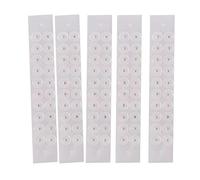 LLHCF 100Pcs Agopunture Perline Auricolare Orecchio Adesivo Massaggio Orecchio Agopunture Patch Trasparente Monouso Adesivo Facile Uso Auricolare Massaggiatore