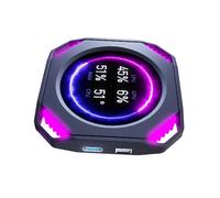 LLHCF 2.1 In Schermo di Visualizzazione PC Monitor GPU CPU Temperatura Pannello USB C Plug And Play Per Gaming PC Costruisce USB Potenza GPU/CPU Temperatura