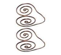 LLHCF 3. Filo spesso di rame elicoidale polsino fatto a mano regolabile gioielli per Mindfulness energia messa a terra regolabile messa a terra, Misura unica, come descritto