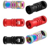 LLHCF 4lots, tappi per pneumatici per biciclette, a prova di perdite, resistenti alla corrosione, per viaggiatori, pendolari, ciclisti, universali, valvole