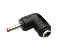 LLHCF 5.5x2.1mm Femmina A 3.5x1.35mm Maschio Connettore Adattatore Gomito Testa di Conversione Per Laptop Notebook Accessori Computer Ampia Compatibilità