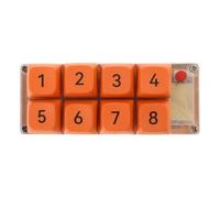 LLHCF 8 Tasti Piccola Tastiera Con Funzioni Macro Ergonomico Singola Mano Opera Piccola Tastiera Con Retroilluminazione Per I Giocatori