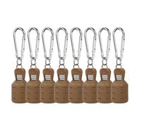 LLHCF 8Pcs Squid Jigs Baits Protector Portable Squid Jigs Hook Covers con moschettone per esche da pesca esche attrezzatura pesca gamberetti tappi di copertura