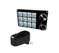 LLHCF 9Key/10Key/12Key/15Key Meccanica Macro Tastiera Con Personalizza Manopola Hot Swappable Interruttori Per Giocatori E Programmatori