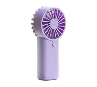 LLHCF AM3 Ventilatore portatile a batteria per interni ed esterni, manico ergonomico, leggero, per bambini e adulti, per viaggi all'aperto, donne e ragazze, gadget di raffreddamento