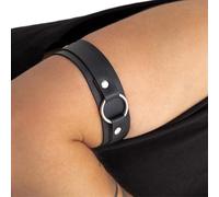 LLHCF Ampia Bracciale Sentimentale Regolabile Nero Cuoio DELL'UNITÀ di elaborazione Per Gli Uomini Medievale Gioielli Halloween Regolabile Braccio, Larghezza nera: 3,8 cm, Taglia unica