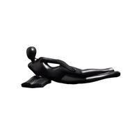 LLHCF Astratto Pensiero Signora Statua Lettura Donne Moderna Resine Estetiche Figurine Scultura Per Libreria E Scrivania Decori Libreria Accento
